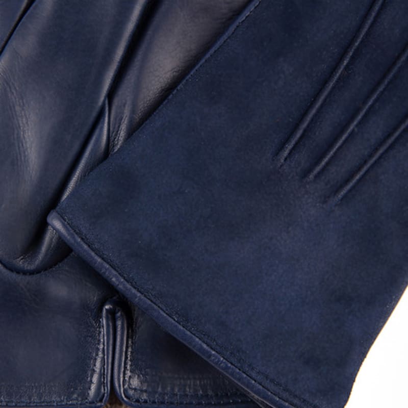 WARME HÄNDE Wildlederhandschuhe für Damen_Marineblau