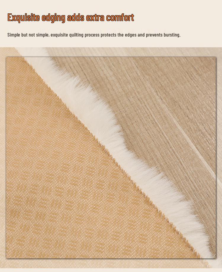 New Cream Plush Bubble Pile Rug - Bedroom, Bedside, Living Room, Bay Window, Sofa Cushion & Blanket Pad