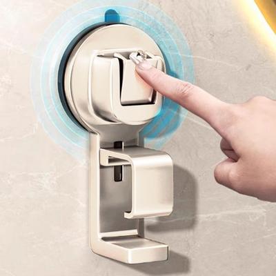 Wandbeschädigungsfreier Installationshaken Stark belastbare Saugknopf-Wandhaken zur bohrfreien Aufbewahrung von Handtüchern im Badezimmer Bohrfrei
