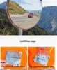 Wide-Angle Traffic Convex Mirror for Intersections