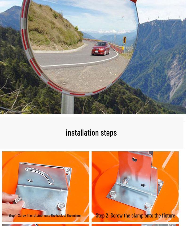 Wide-Angle Traffic Convex Mirror for Intersections