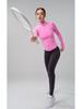Women's High Neck Spliced Running Jacket: Slimming, Thickened Fitness Wear with Thumb Holes for Autumn/Winter