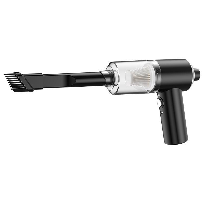 

Четыре в одном многофункциональный автомобильный зарядный мини-пылесос для дома бытовой большой мощности всасывания небольшой портативный беспроводной источник питания серебряный