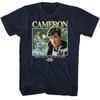 T-shirt Bleu Marine Cameron Frye de La Folle Journée de Ferris Bueller