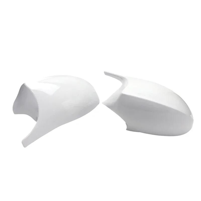 For BMW E90 E91 E92 E93 E81 E87 E82 E88 3 1 Series 1 Pair White M style Side Mirror cover Caps