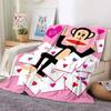 P-Paul Frank Flanell Wohnzimmer, Schlafzimmer, Schlafsofa, Picknick für Kinder, Wärme, Komfort, tragbare Decke, Geburtstagsgeschenk r2