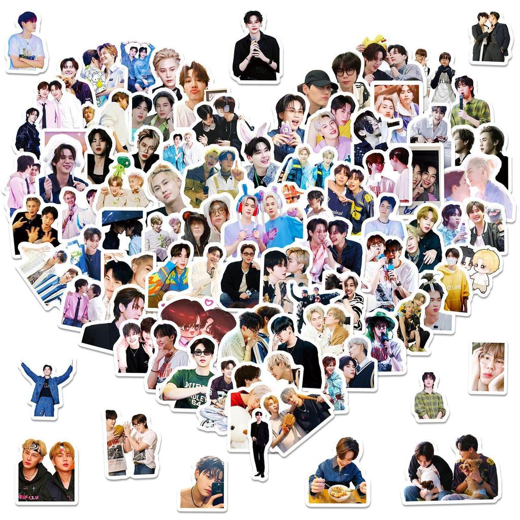 100 Bounprem CP Stickers: Versatile Decals for Laptops, Water Bottles, Suitcases, and Notebooks