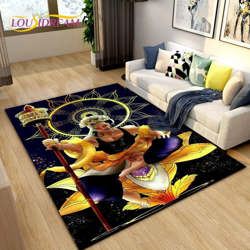 Record of Ragnarok, Cartoon Anime Area Rug,Carpet Rug for Living Room Bedroom Sofa Doormat Decoration,Kids Non-slip Floor Mat