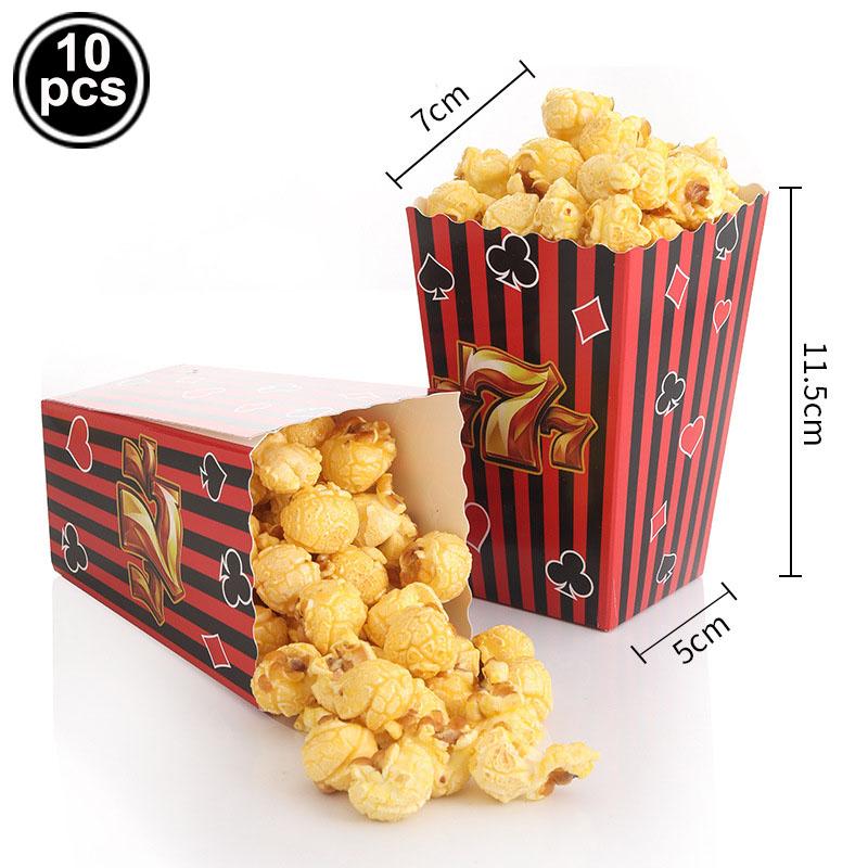 Casino Party Supplies for Men/Adults Poker Paper Plates Cups Napkins Straws for Poker Night Las Vegas Party Decorations