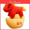 Horse Soft Plush Dolls With Sycee Decor Embroidery Design For Gift Childrens