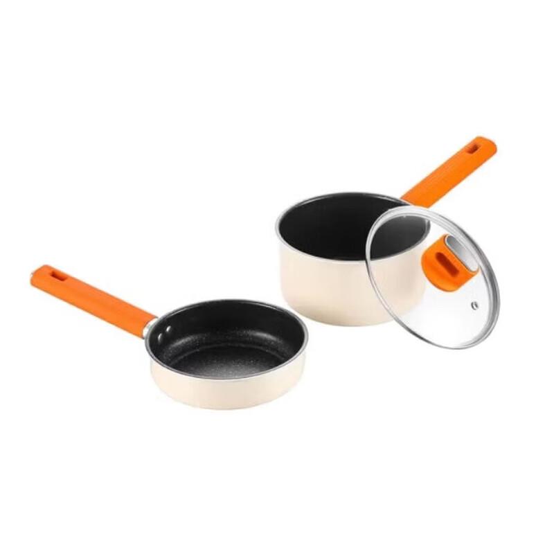 DESLON Refined Iron Maifan Stone Non-Stick Cookware 2-Piece Set