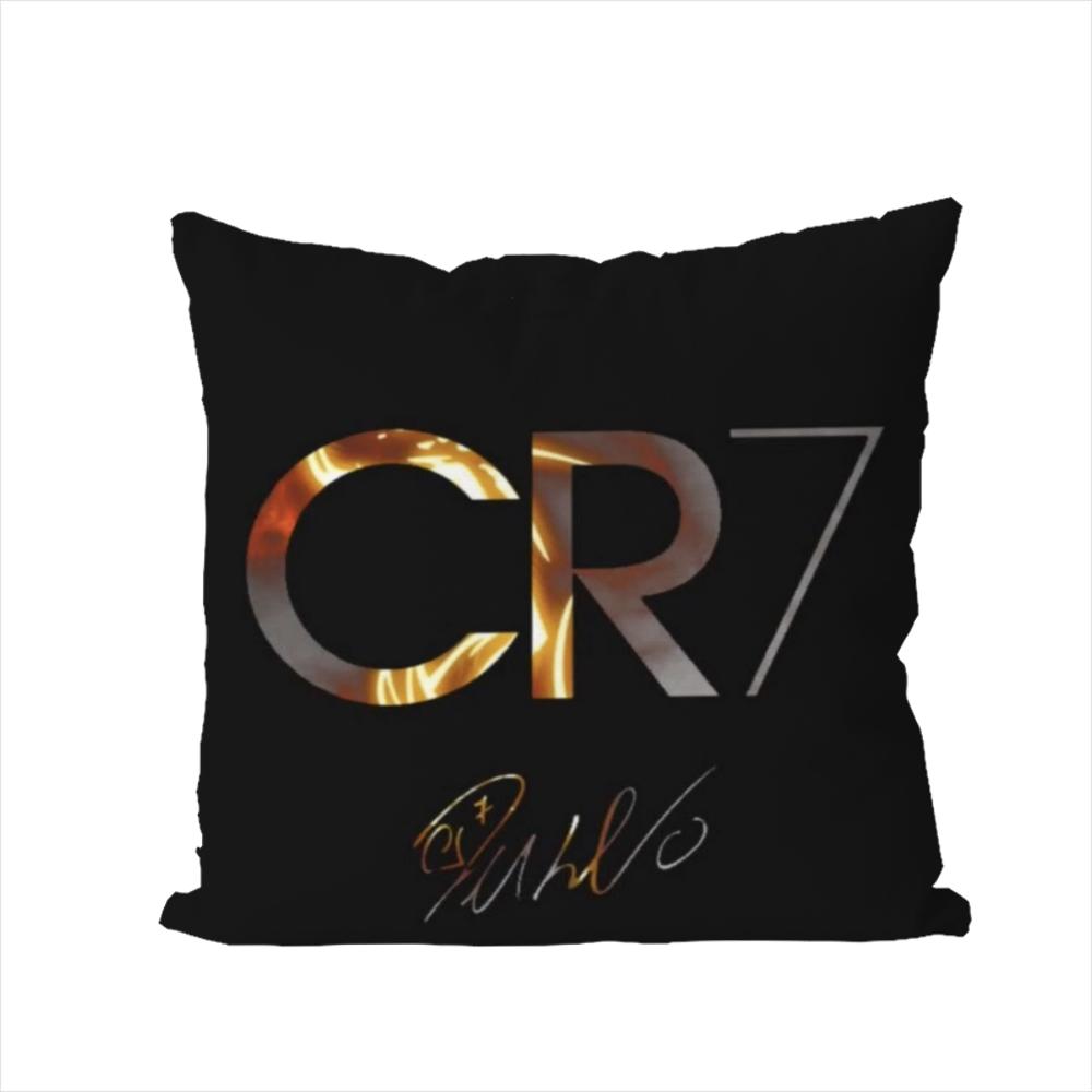 CR7 Cristiano Ronaldo Pillow Case For Car Sofa Decorative Home Double-sided Print Plush Square Throw Pillow Cushion Cover