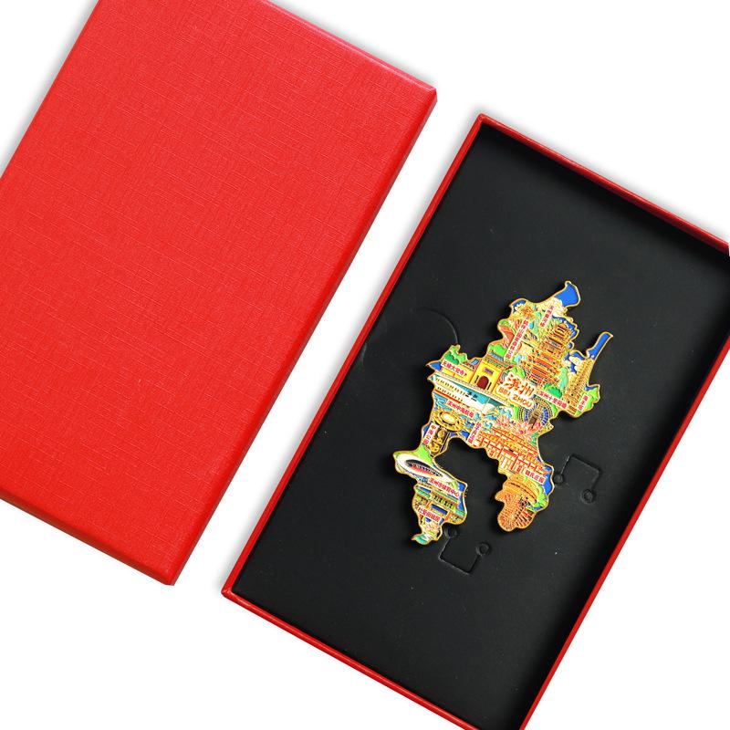 Binzhou Gelber Fluss Turm Magnet, Haifeng Pagode & Zhonghai Park. Kulturtourismus-Geschenk.