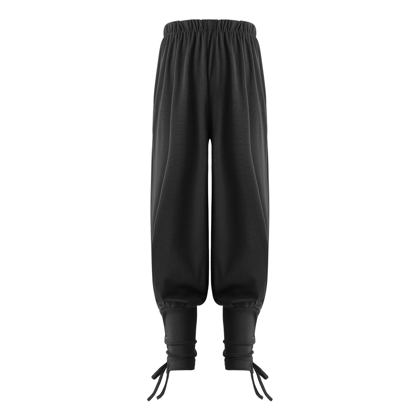 

Boys Medieval Pirate Pants Ankle Banded Design Renaissance Viking Costume Striped Trousers Gothic Pants 2-4 Years