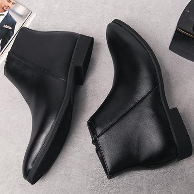 Classic Chelsea Boots Men Office Social Formal Leather Boots Men Britain Ankle Leather Boots For Men Casual Leather Boots Male