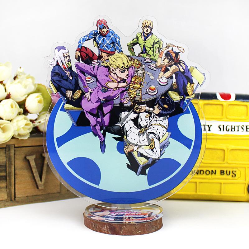 JOJO s Bizarre Adventure Golden Wind Anime Acrylic Standee Character Display Figurine Dropshipping Anime Merchandise