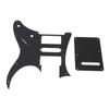 PVC Humbucker Pickguard Black Color Guitar Scratch Plate Replacement Pickguard  For Electric Guitar