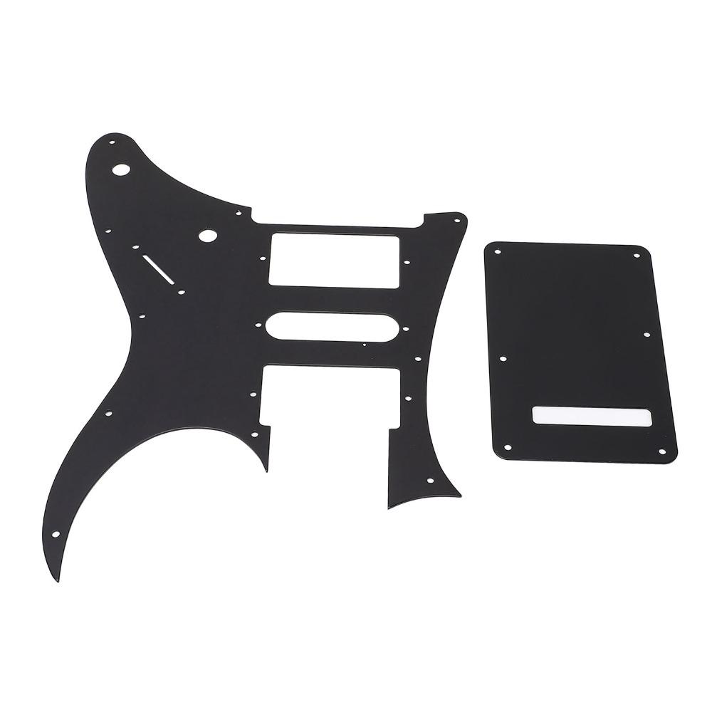 PVC Humbucker Pickguard Black Color Guitar Scratch Plate Replacement Pickguard  For Electric Guitar