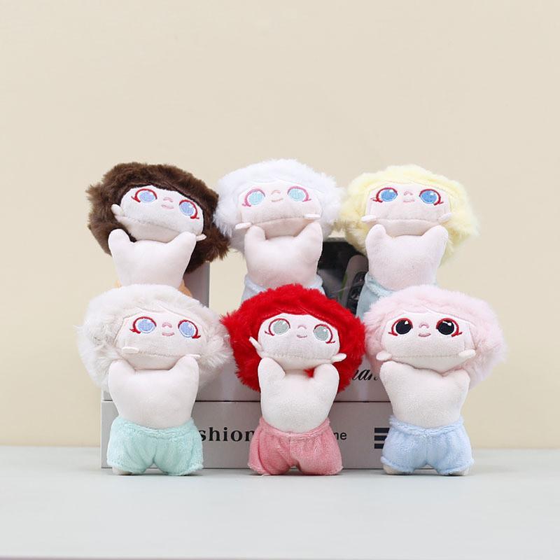 Cozy And Cute Cotton Doll Plush Toy Keychain Ideal Bag Charm And Gift For Girls