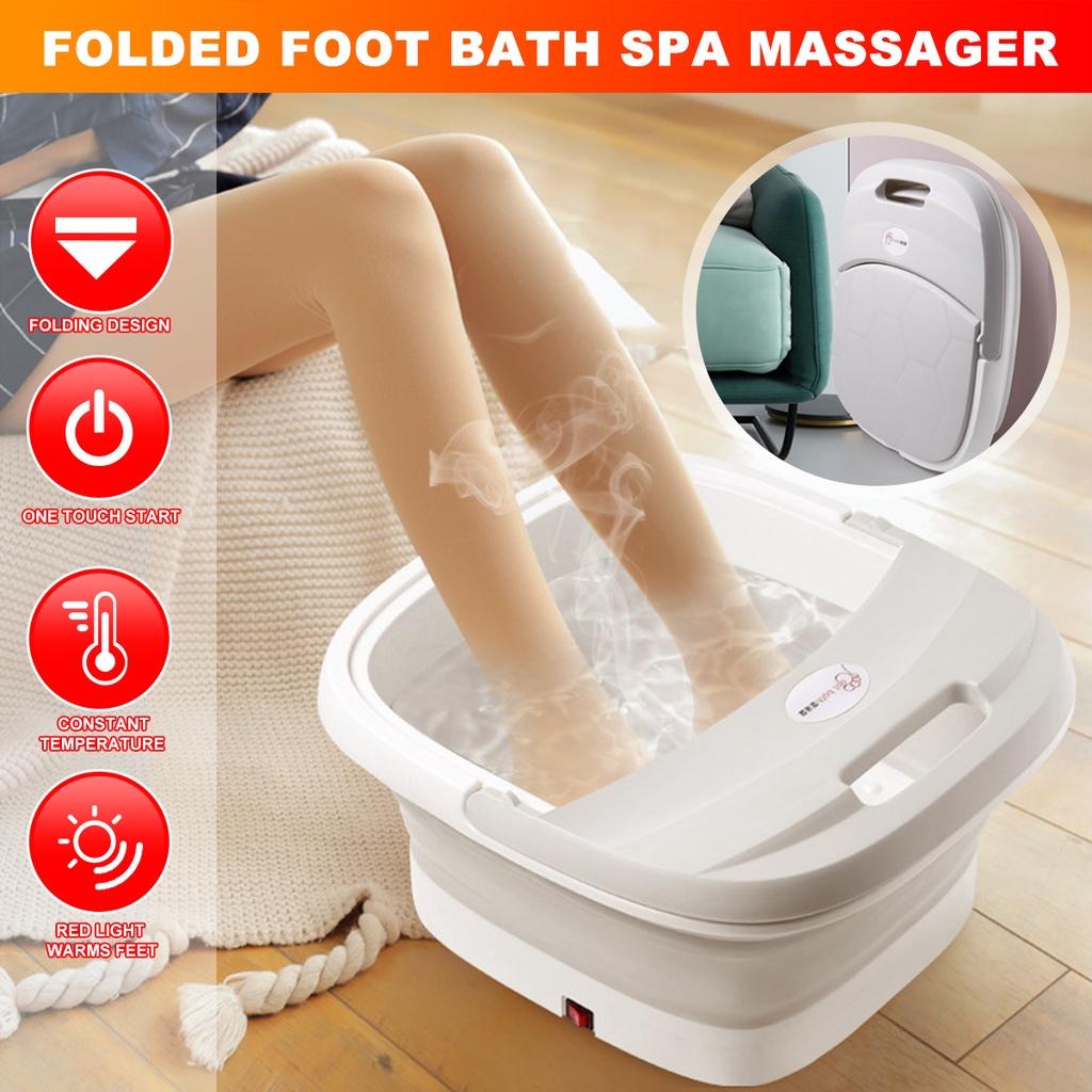 Electric Massage Constant Temperature Spa Surf Foot MASSAG Household Foldable Foot Massager Automatic Heating Foot Bath Bucket