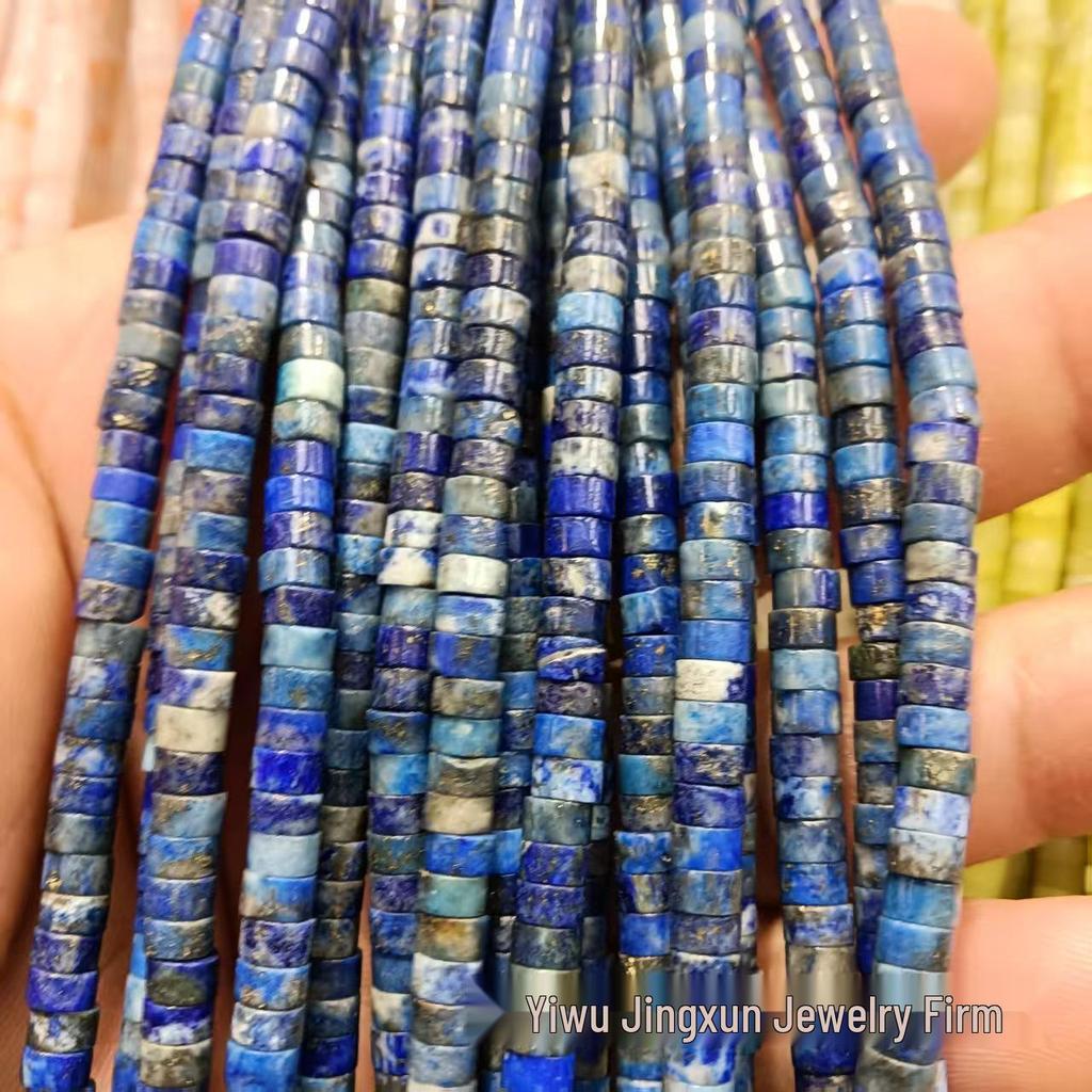 2x4mm Natural Agate Stone Separator Beads for DIY Jewelry Making - Loose Semi-Finished Accessories In Stock