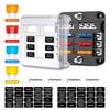 6 Ways Fuse Block Negative Bus Bar Automotive Fuse Box  For Car Marine Boat Remoulded