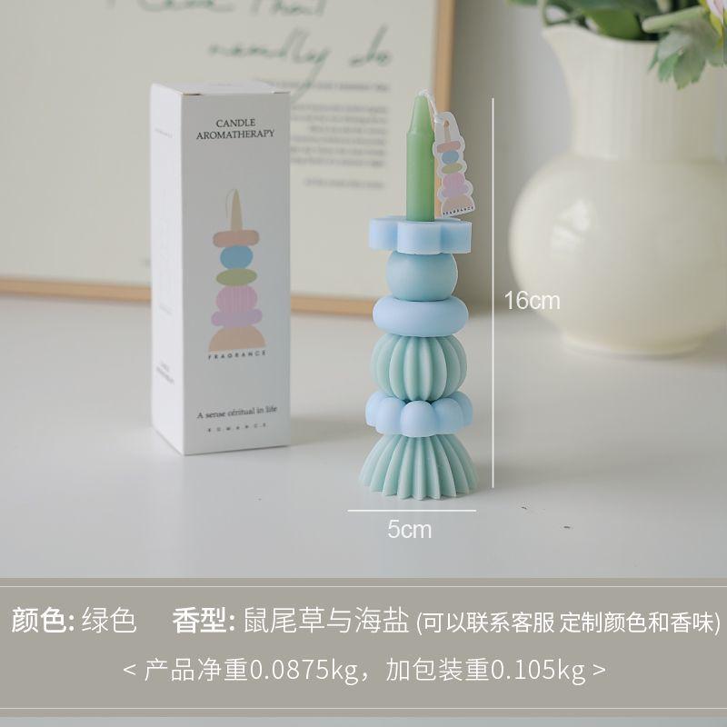 Pagoda Scented Candles, Wedding Ceremony Sense Creative Ornament Props Scented Candles Romantic Exquisite Handmade Gifts