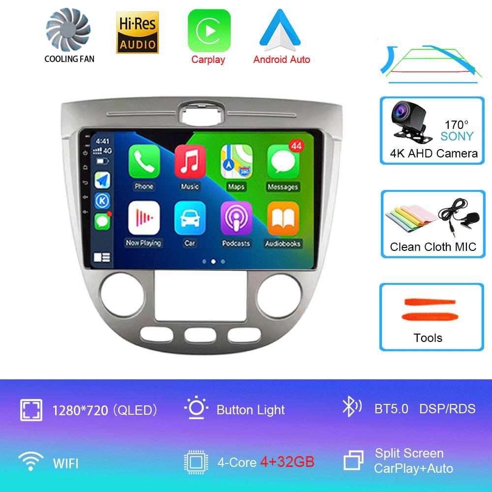 Car Radio Android 14 For Chevrolet Lacetti J200 2004 - 2013 For Buick Excelle Hrv 2004 - 2013 Multimedia Video Player Navigatio