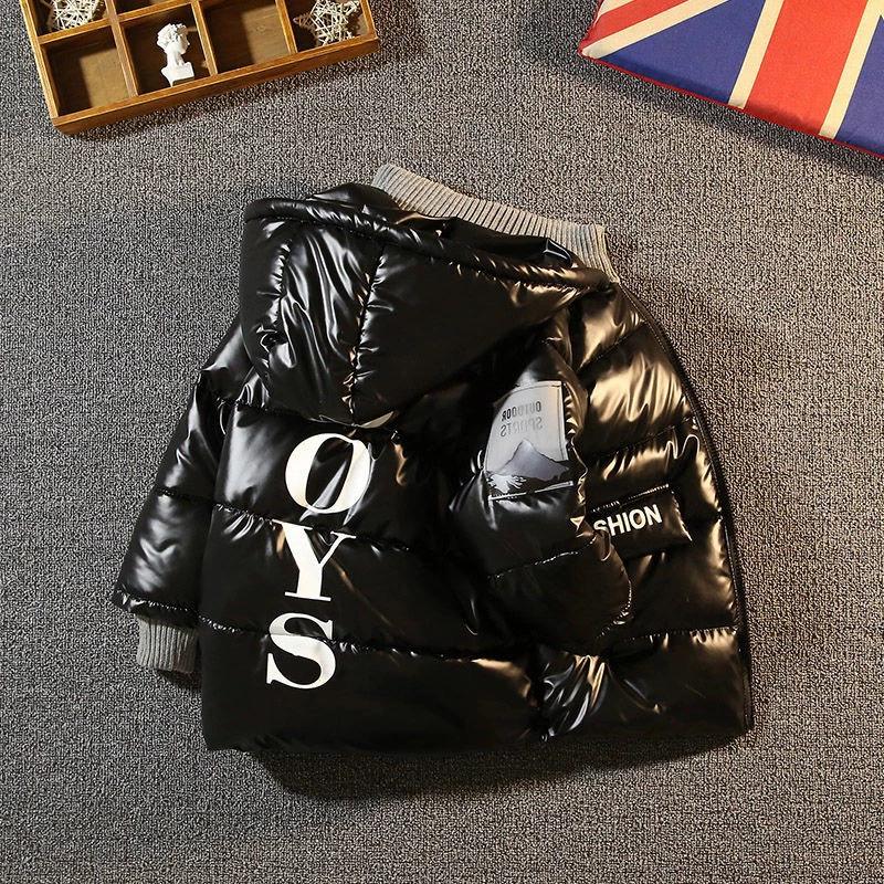 

Детская зимняя флисовая утепленная куртка свободного кроя 90 чёрный