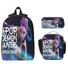 Cartoon Printing Casual Shoulder Bag Junior High School Students Large Capacity Backpacks