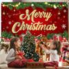 1Pcs  Large Merry Christmas Banner Decoration Background Winter Backdrop Decorations For Photo Studio Photo Booth Christma