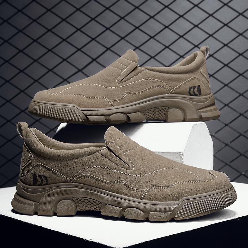 Pánské boty Na podzim a zimu Nové Třmenové Nízké Pracovní boty Ležérní Sto Pohodlné Sportovní Plátěné boty Pánské boty