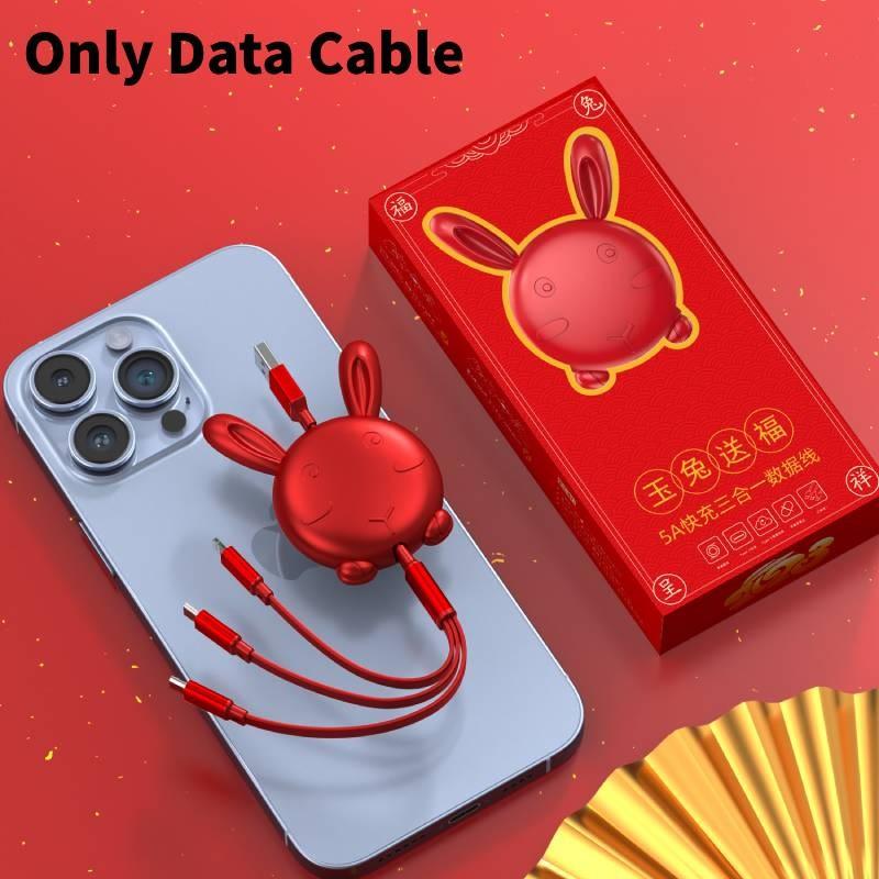 Versatile 3 In 1 Cable Mini Usb Cable Micro Quick Charge Apple Supplies Android