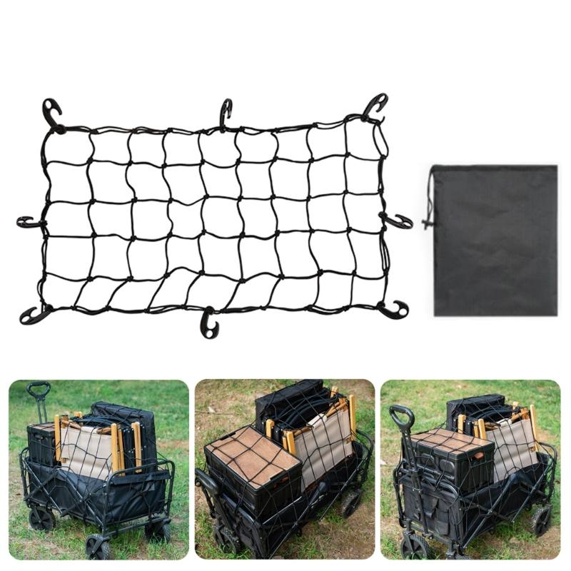 Trolley Cart Luggage Net Wagon Net Beach Cart Wagon Luggage Net Elastic Cargo Net Meshes Pocket Net Trolley Luggage Net