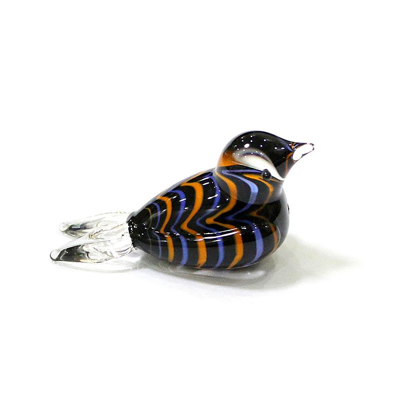 Miniature Murano Glass Bird Decorative Figurine Japan Style Home Fairy Garden Decor Accessories Lovely Handmade Animal Ornaments