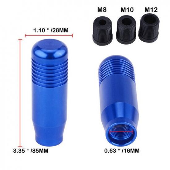 Aluminum 5 6 Speed Manual Gear Shifter Stick Shift Knob Lever For Honda Blue