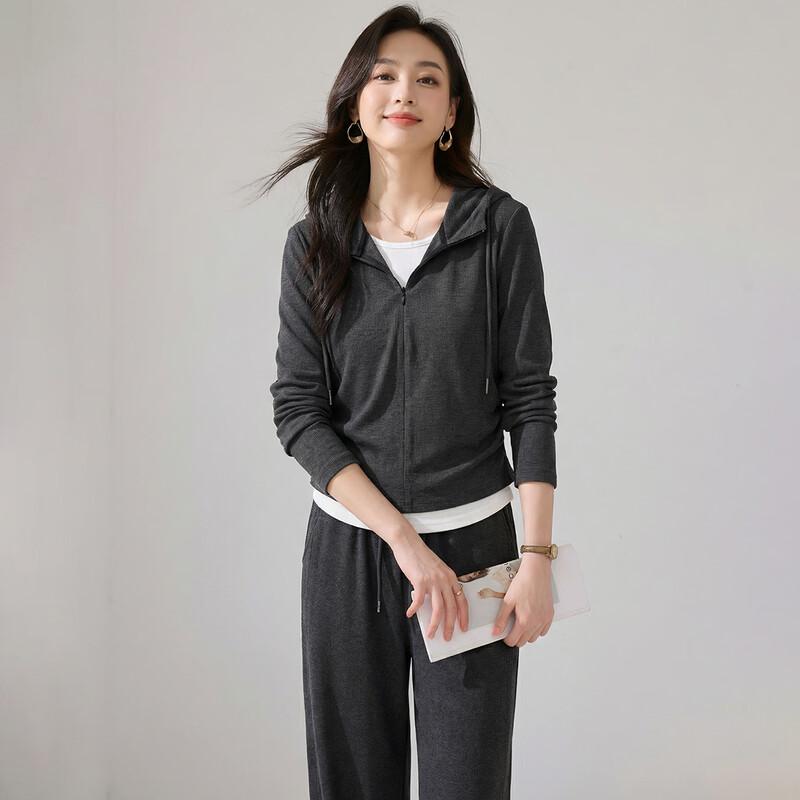 Handu Yishe Women's Elegant Casual Faux Two-Piece Set