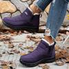 Ladies' Snow Boots, Stylish and Versatile Plush Lining, Lightweight Round Toe Design, Durable and Comfortable, Warm Ankle Boots and Snow Boots