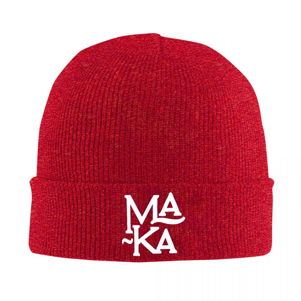 Rapper Maka Logo Merch 2025 Knitted Hats Quality Fashion Idea Unisex Headwear Knitted Caps