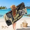Scorpions Customized Name Text Beach Towel, Soft Absorbent Towel Beach Pool Travel Personal Gift