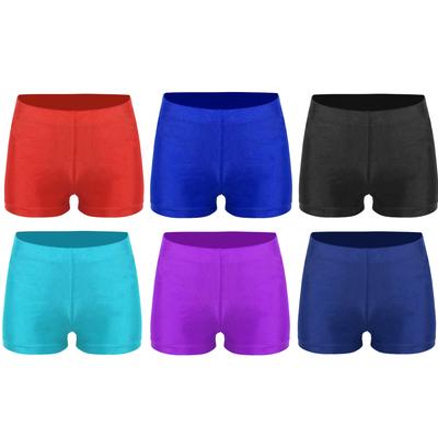 Jungen Slim Fit Training Hot Shorts Elastischer Bund Gymnastik Tanz Laufshorts Unterteile