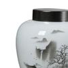 Ceramic Ginger Jar Porcelain Tea Canister Decorative Flower Vase for Home