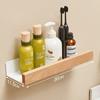 Moisture Proof Wooden Bath Storage Rack Wall-Mounted Toilet Organizer  Kitchen