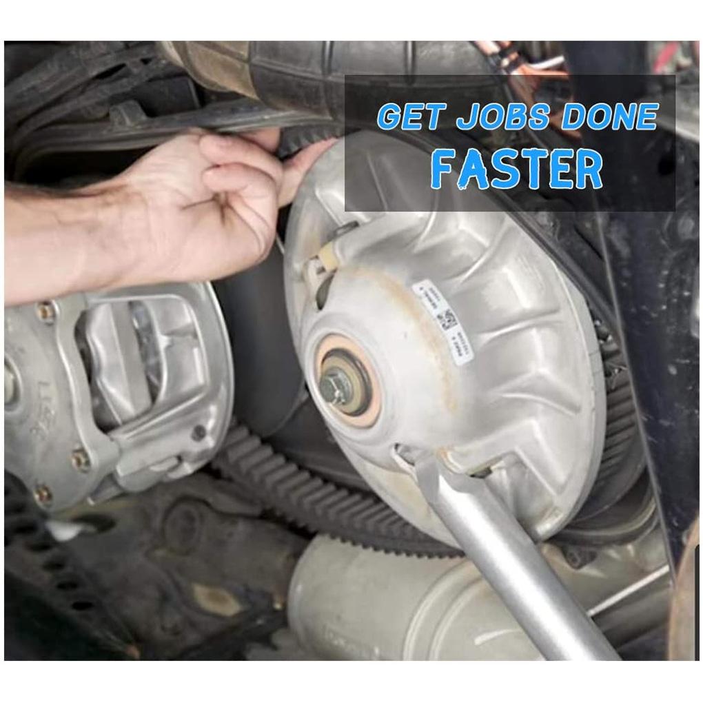 Silver Faster And Easier Belt Replacement Tool For Polaris RZR XP 900S 1000 XP Belt Changing Removal Wrench Tool