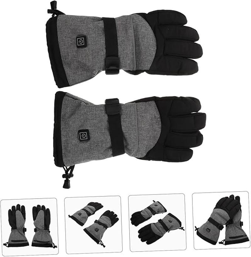 Herren Beheizte Winter Touchscreen Wasserdichte Ski- & Motorradhandschuhe