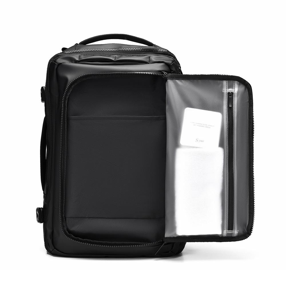 Men's Simple, Large-capacity, Dry-wet Separated Business Backpack Can Be Carried Diagonally. It Is A Backpack for Men's Business Trips and Travels