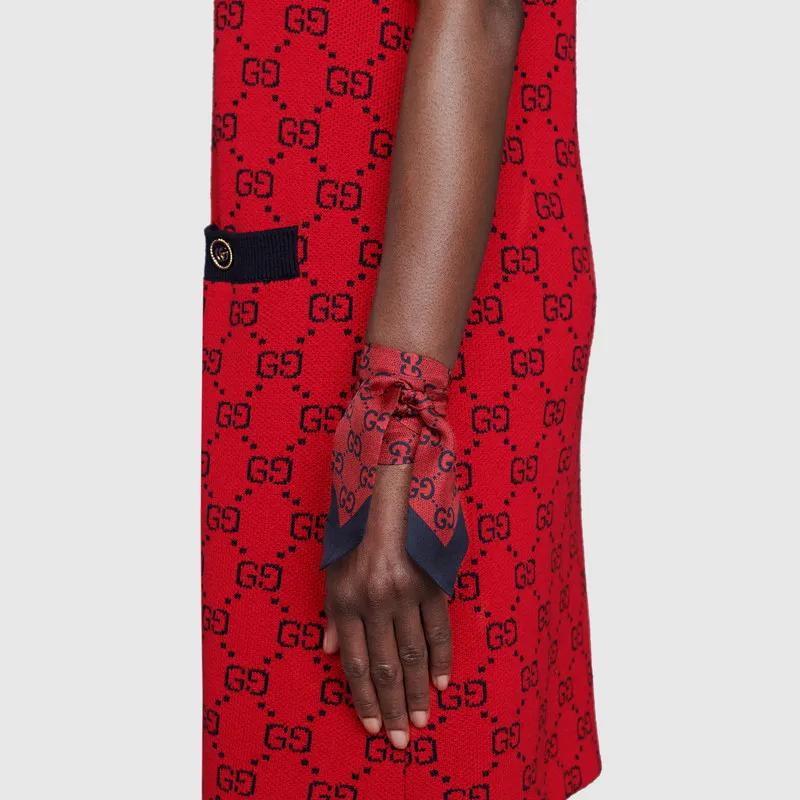 GUCCI Ties Men's Red (Unisex) Ties 662748 3G001 6468