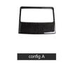 For BMW E90 3 Series 2005-2012 320i 325i Carbon Fiber Car Rear Air Condition Outlet Panel Frame Trim Decoration