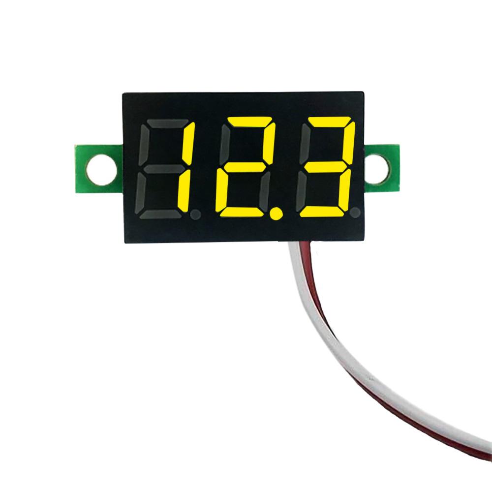 1pc 0.28-inch Digital DC Voltmeter With Digital Display Two-wire DC 5-30V For Electronic Applications Accessories