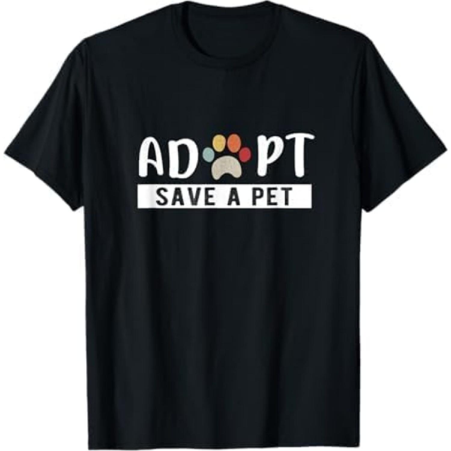Adopt Save a Pet Cat and Dog Animals Rescue T-Shirt HAH Mens Womens Longsleeve Sweatshirt Hoodie Black XXXXXL разноцветный